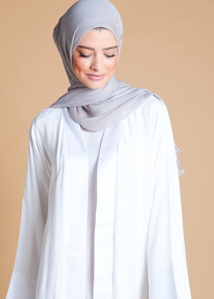 Loose Fit Kimono White | Kimonos | Aab Modest Wear