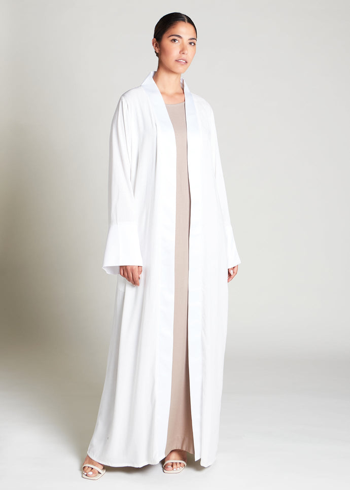 Loose Fit Kimono White | Kimonos | Aab Modest Wear
