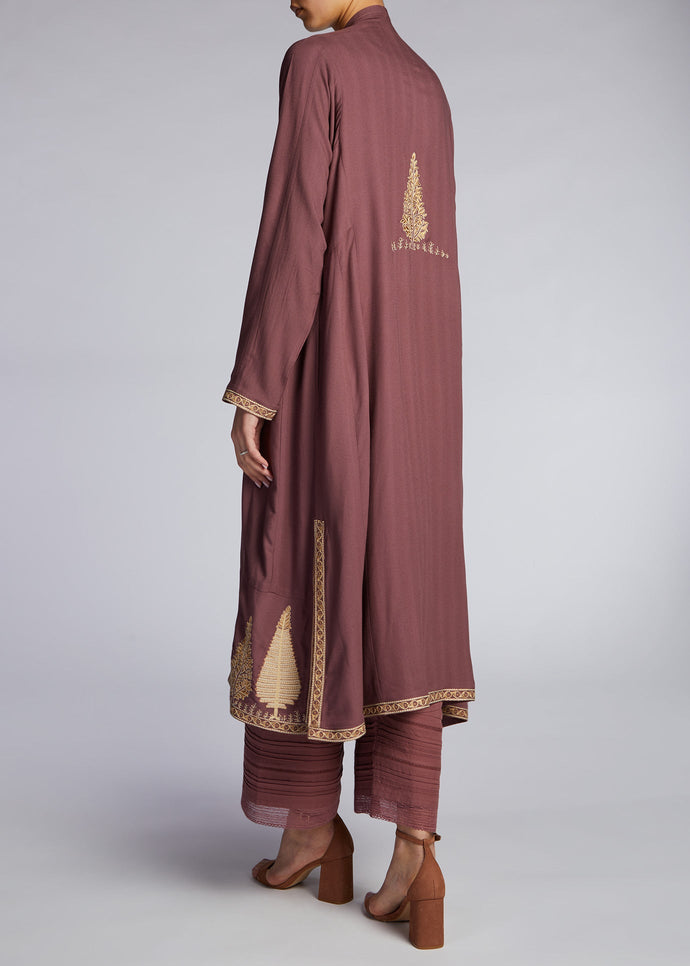 Qasida Kimono Damask Rose | Kimonos | Aab Modest Wear
