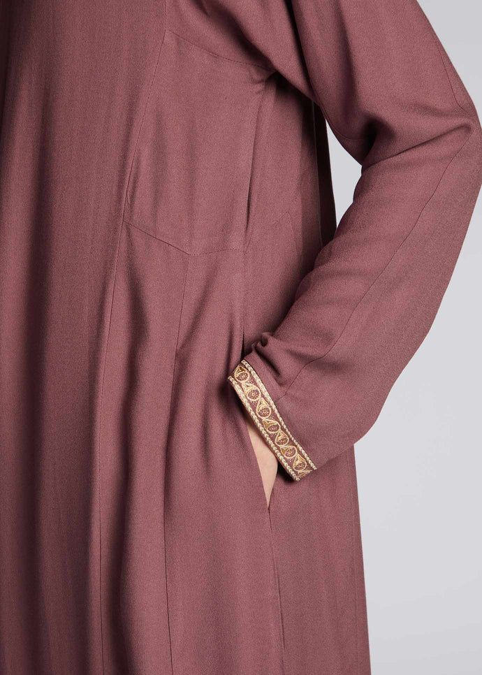 Qasida Kimono Damask Rose | Kimonos | Aab Modest Wear