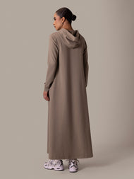 Hoody Abaya Khaki