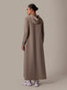 Hoody Abaya Khaki