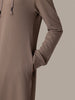 Hoody Abaya Khaki