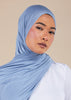 Sky Blue Premium Jersey Hijab