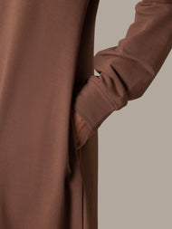 Hoody Abaya Dusty Rose