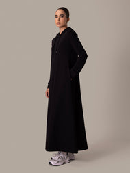 Hoody Abaya Black