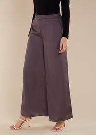 Flared Trousers Mauve