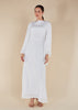 Floaty Sleeve Abaya White