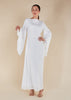 Floaty Sleeve Abaya White