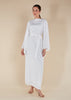 Floaty Sleeve Abaya White