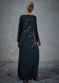 aab modest wear cotton maxi dress product info and reviews Fan Sleeve Maxi White