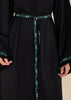 Turquoise Tatreez Embroidered Belt
