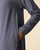 Plain Abaya Blue