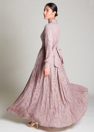 Dusky Lilac Lace Gown | Gowns | Aab Modest Wear