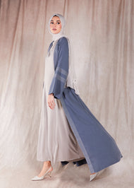 Sashiko Open Abaya