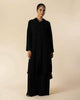 Linen Look Co-Ord Set Black