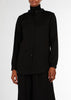 Cheesecloth Mandarin Midi Shirt Black | Midis & Tops | Aab Modest Wear