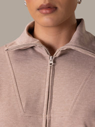 Herringbone Co-Ord Putty