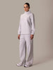 Turtle Neck Co-Ord Set Grey