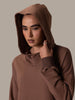 Hooded Midi Dusty Rose