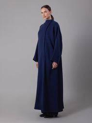 Tide Asymmetric Coat Navy