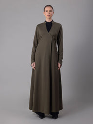 Fern Wrap Abaya Olive