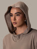 Hooded Midi Khaki