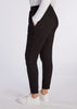 Cotton Cuffed Leggings Black