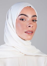 Off White Organic Cotton Hijab | Organic Cotton Hijabs | Aab Modest Wear