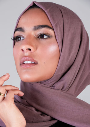 Taupe Organic Cotton Hijab | Organic Cotton Hijabs | Aab Modest Wear