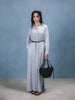 Sky Blue Cotton Maxi Shirt