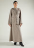 Winter Flared Skirt Mink