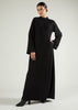 Knitted Abaya Black