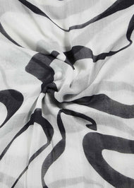 Abstract Ink Premium Modal Hijab