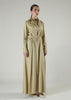 Double Collar Maxi Pewter
