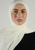 Premium Off White Modal Hijab