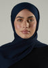 Tie Back Hijab Navy