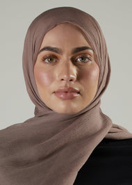 Dusty Rose Chiffon Silk Hijab