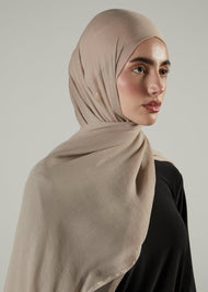 Alabaster Chiffon Silk Hijab