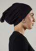 Tube Cap Black Hijab Cap