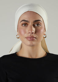 Bandana Off-White Hijab Cap