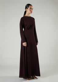 Side Twist Maxi Maroon