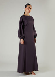 Raglan Abaya Plum