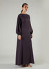 Raglan Abaya Plum