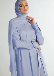 Zen Blue Chiffon Silk Hijab
