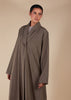 Blazer Neck Abaya Quartz