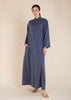 Blue Collared Abaya