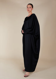 Butterfly Abaya Black