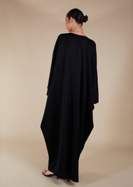 Butterfly Abaya Black