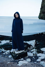 Cove Abaya Hoody Navy